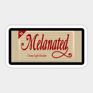 Melanated Light Chocolate Sticker